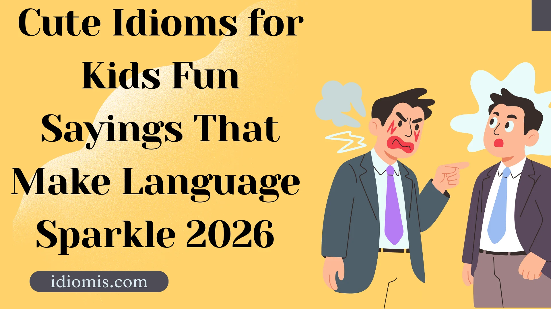 Cute Idioms for Kids – Fun Sayings That Make Language Sparkle!2026