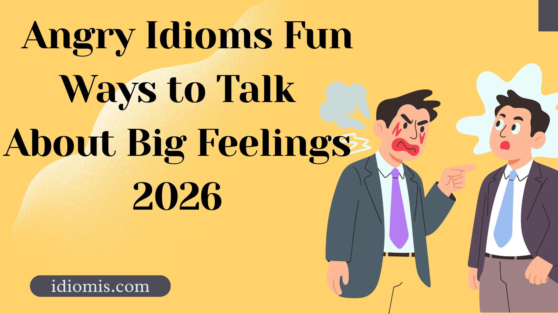 Angry Idioms Fun Ways to Talk About Big Feelings