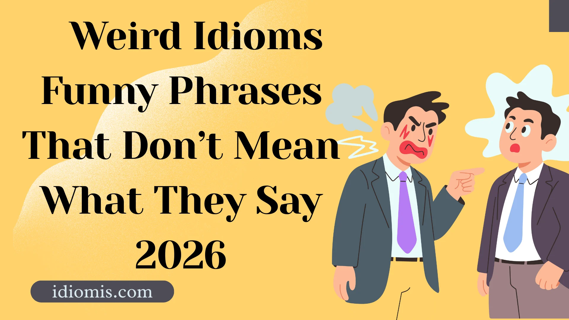 Weird Idioms Funny Phrases That Don’t Mean What They Say