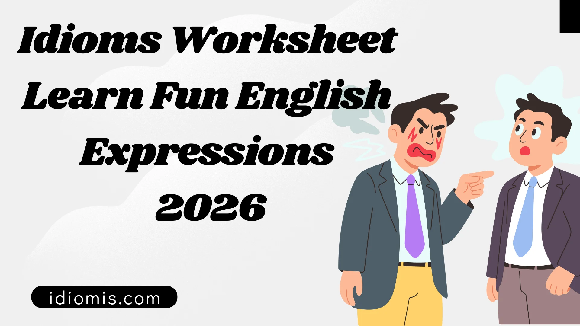 Idioms Worksheet Learn Fun English